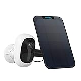 Reolink Solar Überwachungskamera Aussen Akku, Standalone, 2K 3MP HD, Kabellose WLAN Kamera Outdoor mit Person/Fahrzeugerkennung, 2,4GHz WiFi, Alarmfilterung, Keine Monatsgebühr, Argus 2E+Solarpanel