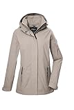 G.I.G.A. DX Damen Funktionsjacke wasserdicht/Outdoorjacke mit abzippbarer Kapuze GS 53 WMN JCKT, hellsand, 48, 42839-000