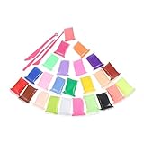 VILLFUL Farben Knetmasse Weiche Lufttrocknende Polymer Clay Formbar und Leicht DIY Bastelset für Kreative Ab Jahren Inklusive Modellierwerkzeugen für Fantasievolles Basteln