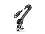Waveshare Desktop Robotic Arm Kit-Lightweight Strong Load 4-DOF Support Expansion & 2nd Development ESP-Now Wireless Control Support Multi Upper Computers & ROS2, Open Source & Rich Learning Material