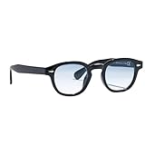 Retro Quadratische Sonnenbrille für Männer Frauen Metallrahmen Tony Strong Sunglasses Downey Gradiente Grey Lens, Depp, Einheitsgröße