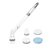 Elektrische Reinigungsbürste – Teleskop-Power-Scrubber-Werkzeug, Hochgeschwindigkeits-Badezimmerreiniger | Reinigungsgerät mit einstellbarer Rotation, Waschzubehör mit verlängertem Griff, multifunktio