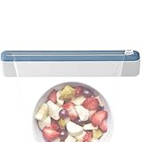 Folienspender mit Gleitschneider, Aluminiumfolien-Aufbewahrungsspender, Küchen-Spender, Schnellschnitt für Wachspapier, Lebensmittel, Snacks, Aluminiumfolie, Lebensmittelkonservierung