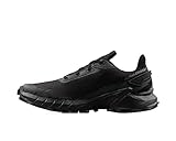 Salomon Alphacross 4 Gore-Tex Herren Trail Running Schuhe, Starker Grip, Wasserdichter Allwetterschutz, Dauerhafter Komfort, Black, 43 1/3