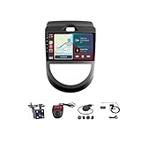 Für Kia Soul AM 2008-2011 12 CarPlay Android Auto Car Stereo Receiver 9 Zoll Touchscreen mit GPS-Navigation 4G WiFi FM AM SWC Bluetooth Backup-Kamera (Color : M600S 4G+WiFi 6G+128G)