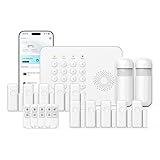 WLAN-Alarmanlage, 4G, 17 Stück, kabellos, für Zuhause, intelligent, erweiterbar, einfach zu konfigurieren, kabellose Alarmüberwachung, kompatibel mit Alexa, für Haus, Geschäft, Wohnung