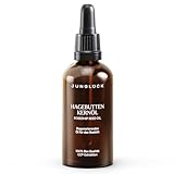 JUNGLÜCK BIO Hagebuttenkernöl - Vegan | Hagebuttenöl Kaltgepresst 100% Rein & Natürlich beruhigt Rötungen, gereizte und sensible Haut | Wildrosenöl antioxidativ regt die Zellerneuerung an