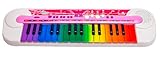 Simba My Music World Girls Keyboard, 32 Tasten, 8 Demos, 6 Rhythmen, 45x13cm, Musikinstrument für Kinder, ab 3 Jahren