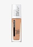 Maybelline New York Wasserfestes Make up, Foundation mit hoher Deckkraft, Langanhaltendes Gesichts-Make-up für helle Hauttypen, Super Stay Active Wear, Farbe: Nr. 10 Ivory (Hell), 1 x 30 ml