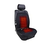Sitzkissen für Das Auto, Winter Autositze Sitzkissen Fahrersitz Bequemer Sitzauflage Auto für Auto Erwachsene LKW,SUV Oder Transporter Auto Geeignet 1 Stück (Black)