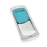 Leifheit Spätzlehobel, Spätzlepresse aus rostfreiem Edelstahl mit Kunststoff Teigkarte, spülmaschinenfester Spätzleschaber, passend für alle Töpfe mit Durchmesser 18 bis 28cm, Spätzlereibe