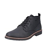 Rieker Herren 33600 Schnürstiefel, Schwarz, 43 EU