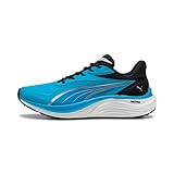 PUMA Herren Electrify Nitro 4 Straßen-Laufschuh, Speed Blue schwarz, 43 EU