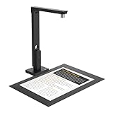 CZUR 12MP USB-Dokumentenkamera und Visualizer, A4 Dokumentenscanner tragbarer Scanner, für Lehr- und Klassenzimmer, Home-Office, kompatibel mit Windows, macOS (Lens 1200)