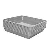 HANABASS 10 Stück Pflanztöpfe Für Kinderzimmer Tabletts Blumentöpfe Wasserschale Blumentopfständer Pflanzgefäß Drainageschale Gartentopfschalen Pflanzschale Kunststoff