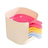 WJnflQN Dip-Schalen – Gewürzschalen, Soßen-Dip-Schalen – Behälter-Teller, Küchenzubehör mit Ständer für Gewürze, Dressing, Picknick, Grillen, Camping, Mittagessen und Abendessen