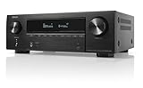 Denon AVR-X1800HDAB 7.2-Kanal AV-Receiver, HiFi Verstärker mit Dolby Atmos, DTS:X, 6 HDMI Eingänge und 1 Ausgang, 8K HDMI, Bluetooth, WLAN, AirPlay 2, HEOS Multiroom, Alexa kompatibel