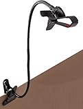 System-S Universal Halter Flexibler Tisch & Bett Schwanenhals Haltearm Halterung für Smartphone Handy