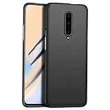 NiaCoCo Kompatibel mit OnePlus 7 Pro Hülle Harter PC Silikon stoßfest Ultra dünn Anti Scratch Telefon Schutzhülle zum OnePlus 7 Pro Handyhülle-Schwarz