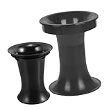 SEWACC 2 Stück Lautsprecher Port Röhren Bass Reflexrohre für Subwoofer und Lautsprecher Luftzirkulation Einfache Installation Design für DIY Audio Projekte