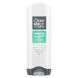 Dove Men+Care 3-in-1 Duschgel Sensitive Duschbad für Körper, Gesicht und Haar für empfindliche und trockene Haut 250 ml 1 Stück