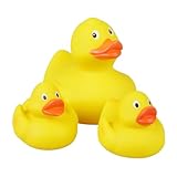 Lena 65543 - Entenfamilie 3er Set, Mama Ente ca. 11cm und 2...