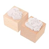 Uonlytech 2Stücke Holzstempel Katzen Design Für Scrapbooking Und Journaling Langlebig Und Sicher Für DIY Bastelprojekte Und Dekorationen Handgefertigte Stempel