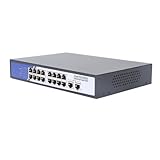 Fafeicy 16 Port -Ethernet -Switch 18 Port -Netzwerk -Hub mit 4KV Guard 7,2 Gbit / S Schaltkapazität für Home Office -Schlafsaal (EU-Stecker 100-240V)