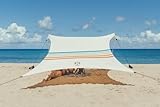 Neso Tents Grande Strandzelt, 2,1 m hoch, 2,7 x 2,7 m, verstärkte Ecken und Kühltasche (Regenbogen)