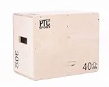 PTC SPORT 3 in 1 Holz Plyo Box, Jump Box - Ideal für Cross...