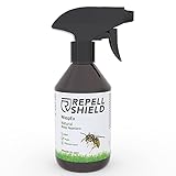 RepellShield Veganes Wespenspray - 250ml - Insektenspray als Wespenabwehr auch für Hornissen, Schonende zum friedlichen vertreiben, Alternative zu Wespenfallen und Wespenschaum