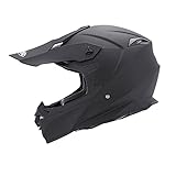 MTR X6B Evo Motocross Helm, ECE 22.06 Geprüfter Motorradhelm, Crosshelm ohne Visier, Cross Helm Motorrad mit Belüftung & Entlüftung, Downhill Helm Geeignet als Fullface Helm MTB, L