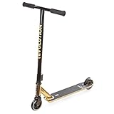 RAVEN Scooter Stunt Freestyle Tricks Roller Kickscooter für Kinder Erwachsene |100mm PU Räder | ABEC-9 Kugellager (Rookie Gold, 100mm)