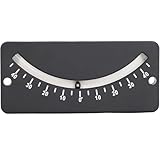 Telituny Neigungsmesser Analog, -40 bis 40 Grad Winkelmesser Neigungsmesser Auto mit Dämpfungsflüssigkeit, Rohrneigungsmesser Krängungsmesser, für Horizontale Mikrowinkelmessung