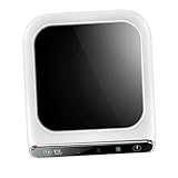 VICASKY Winter Tassenwärmer USB Elektrischer Kaffeetassenwärmer mit Automatischer Abschaltung Kompakter Getränkewärmer aus Sicherheitsglas und ABS für Büro und Zuhause