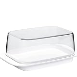 Mepal 106035030600 Butterdose, Transparenter Deckel, passt...