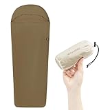 Naturehike Hüttenschlafsack Ultralight Schlafsack Liner nur 128g Reisedecke mit Small Pack Size Innenschlafsack für Backpacking, Hostels, Hütten Camping