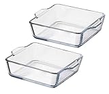 Mini Auflaufform 15cm x 13cm - 2er Set - Portionsschalen zum...