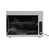 UV Sterilisator, LED Desinfektionbox, Nagelwerkzeuge Steriliser, Sterilisator mit Timereinstellung, Reinigungskabinett mit Tür aus gehärtetem Glas