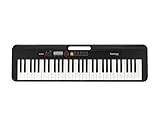 Casio CT-S200BK CASIOTONE Keyboard mit 61 Standtasten und Begleitautomatik, schwarz
