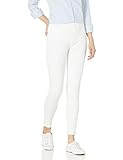 Amazon Essentials Damen Strick-Jeggings Zum Hineinschlüpfen (Erhältlich in Übergröße), Weiß, M