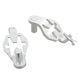 T-Pfosten-Torscharnier-Set, 2 Stück, schweres Stahlzubehör mit 1,6 cm Metallpfosten für landwirtschaftliche Nutzung, Bauernhoftor-Hardware