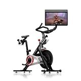 Peloton Cross Training Bike Fitnessgerät, Indoor-Spinning Bike für das Training zu Hause, Kompaktes Fitnessbike für Cardio und Krafttraining & Indoor-Cycling, Black