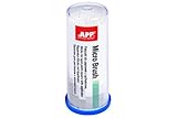AUTO-PLAST PRODUKT APP Micro Brush - Lackstifte mit Applikator | Lacktupfer | weiß | 1,0 mm | 100 Stück, Weiss