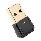 HOMSFOU USB Audio Adapter Wireless Multimedia Empfänger mit Reichweite LED Anzeige Langlebiger Metallanschluss Kompatibel für PC und Laptop