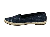 TOM TAILOR Damen 5392003 Flacher Slipper, Navy, 39 EU