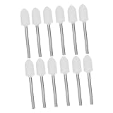 Ciieeo 12 Stück Teiliges Polier Wollfilz Polieraufsätzen für Nageldrehmaschine Effiziente Vielseitige Polier Polierköpfe für Schmuck Uhr und Feine Oberflächenbearbeitung