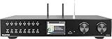TELESTAR TOP 500 – HiFi-Tuner (43 cm Breite, Internetradio/DAB+, Bluetooth Sende-/Empfangsfunktion, USB-Aufnahme, Streamingdienste) – Schwarz