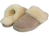 Lammfell Hausschuhe Slipper Damen Lammfell Pantoffeln...