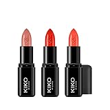 KIKO Milano Smart Fusion Lipstick Kit 01 | Lippen-Set Mit 3 Lippenstiften Mit Glänzendem Finish